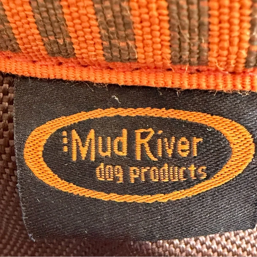 Mud River Quick Quack Collapsible Dog Bowl Brown/Orange